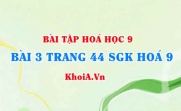 Bài 3 trang 44 SGK Hoá 9: Luyện tập tính chất hoá học của các hợp chất vô cơ